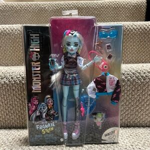 Monster High Frankie Stein Doll with Blue and Pink Accents